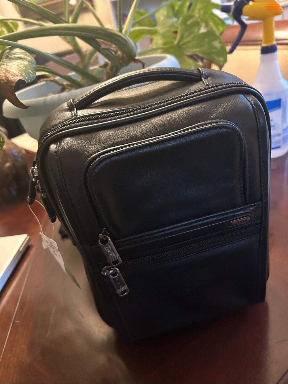 New with tags. Tumi Black Organizer Handle Tote